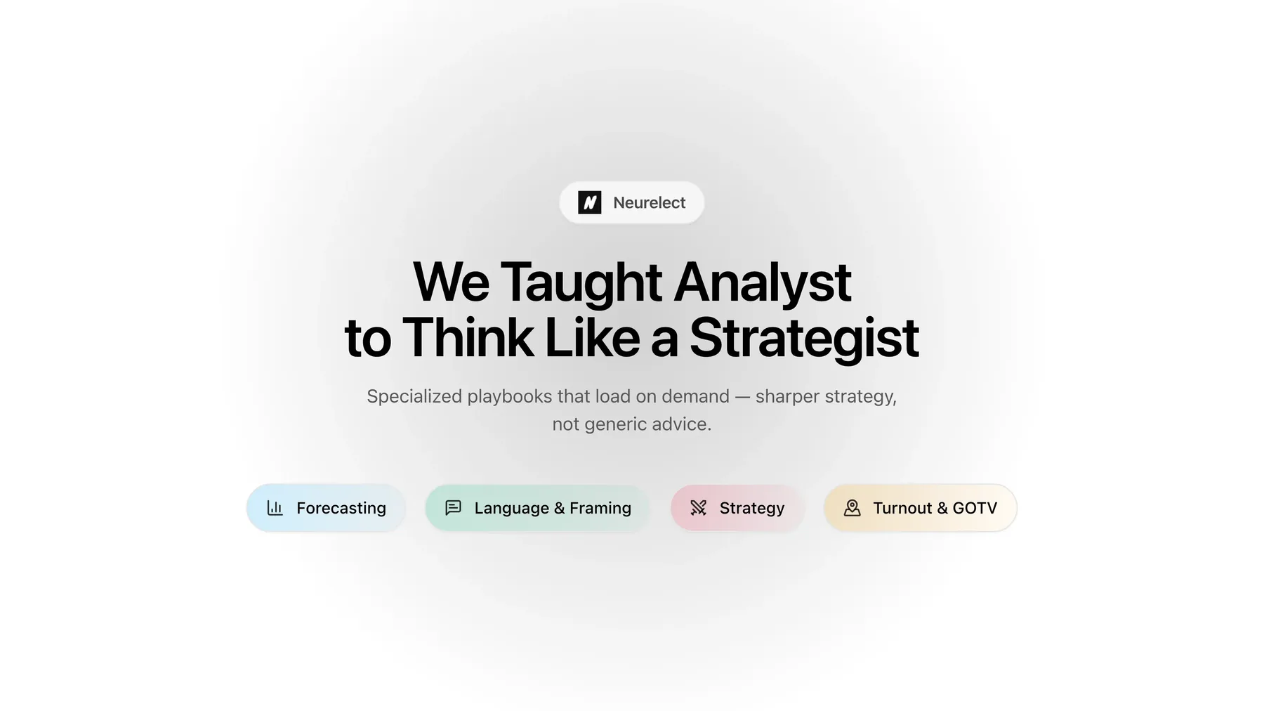 We Taught Analyst to Think Like a Strategist